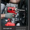 Brushless High Torque Rechargeable Lithium Battery Impact Wrench for Scaffolding, Woodworking, and Auto Repair.