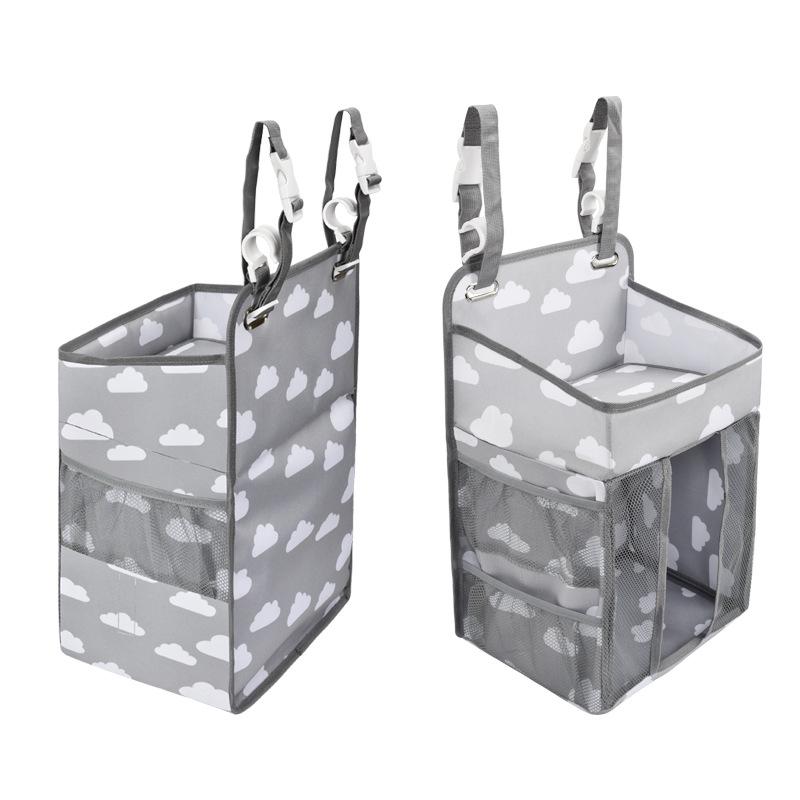 Органайзер для хранения кроватки для новорожденных, подвесная сумка для хранения кроватки, органайзер для детских вещей, комплект постельного белья, сумка для хранения подгузников