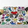 Artist K-Keith H-Haring Throw Soft Cozy Flannel Throw Blanket for Sofa Bedroom and More