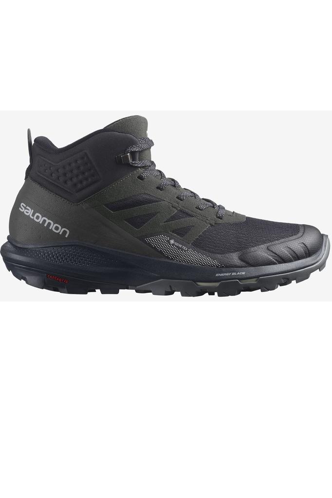 Обувь OUTPULSE MID Ice cm [Salomon] Походные/Треккинговые GORE-TEX Мужские Черный/Эбеновый/Ванильный 25.0