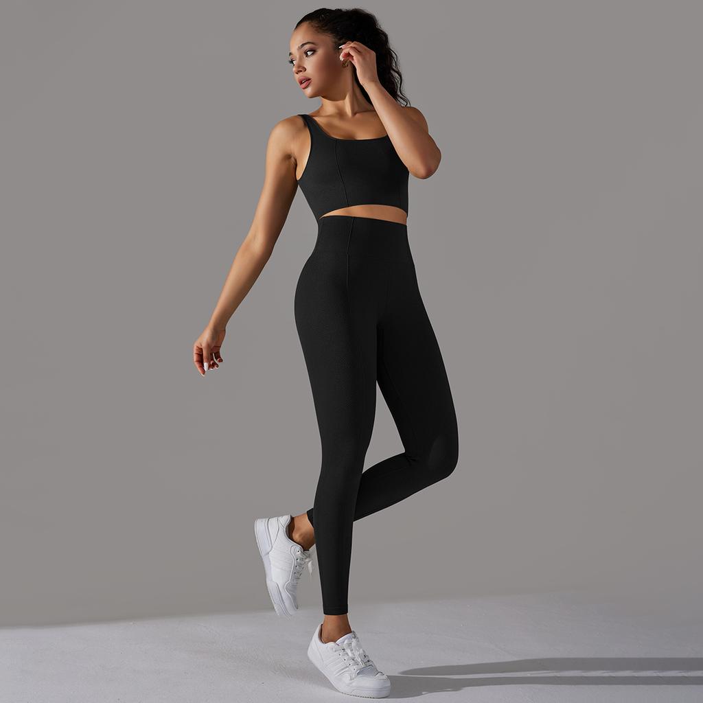 Auroth комплект из 2 предметов для йоги, женский спортивный костюм, бесшовная майка с высокой талией, эластичные колготки для йоги, комплекты для фитнеса