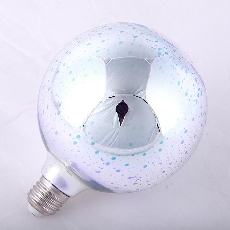 3D красочная светодиодная лампа Эдисона E27 220 В, винтажная лампа для украшения фейерверков ST64 G95 A60, рождественская ампула, светодиодное освещение лампы