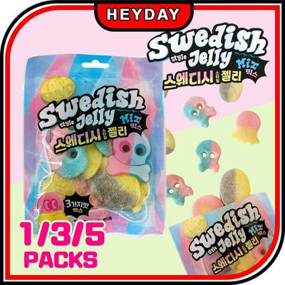 [CU] Желе в шведском стиле 80 г x 1 / 3 / 5 шт. в упаковке в форме рыбки, ассорти, кислый вкус