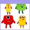 Плюшевая кукла Numberblocks Мягкая и милая мягкая игрушка для детей Обучающая и веселая