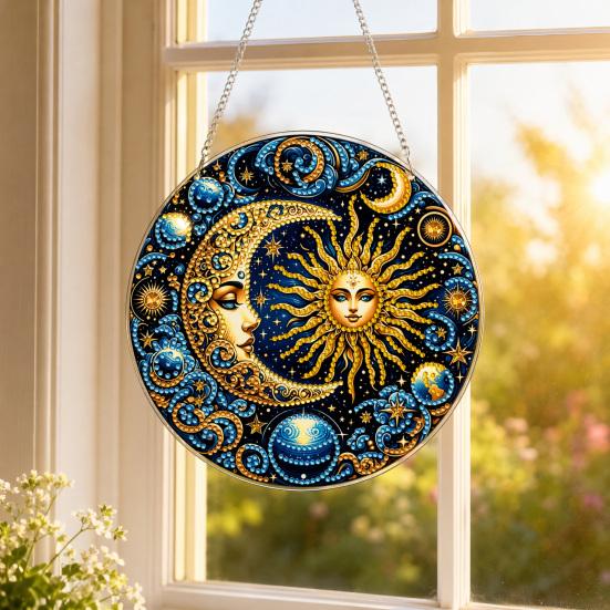 Relaxing Craft Project Colorful Pendant Necklace Acrylic 1 Pc