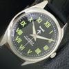 HMT HAND-WINDING VINTAGE INDIAN MENS BLACK COLOR DIAL WATCH A700314-5 R202-a700314