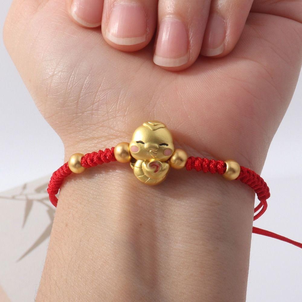 New Year Snake Year Bracelet Hand Rope Fortune Bracelet Unique Lucky Red Rope Decoration