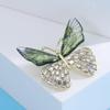 Blucome Shining Gradient Wings Butterfly Brooches for Women Top Quality Luxury Butterfly Office Party Brooch Pins