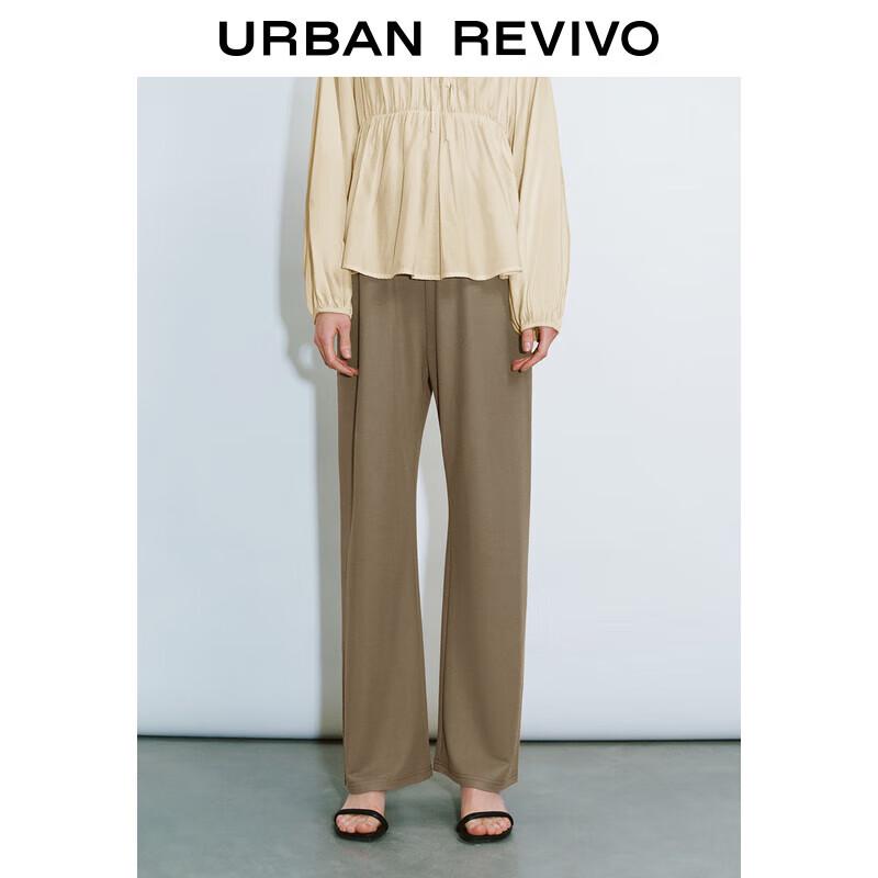 UR Women's Elastic Waist Wide-Leg Pants