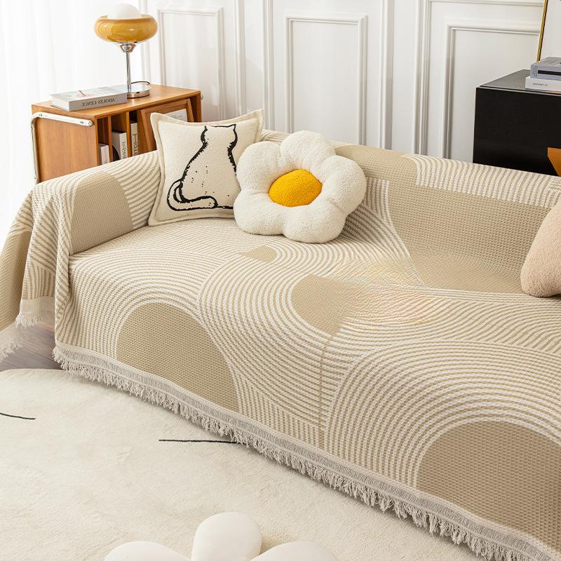 Sofa Cover Towel Ins Style Nordic Sofa Blanket Cover Towel All-Inclusive Universal Sofa Cover Four Seasons Universal Sofa Cushion
