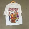 Винтажная футболка Scooby Doo Тур Концерт S-5XL SG078 Унисекс Футболка