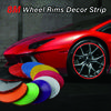 8 м/рулонные лезвия обода автомобиля, цветные защитные диски для колес, декоративная полоса, защита для шин, резиновая накладка, накладка, защита для шин