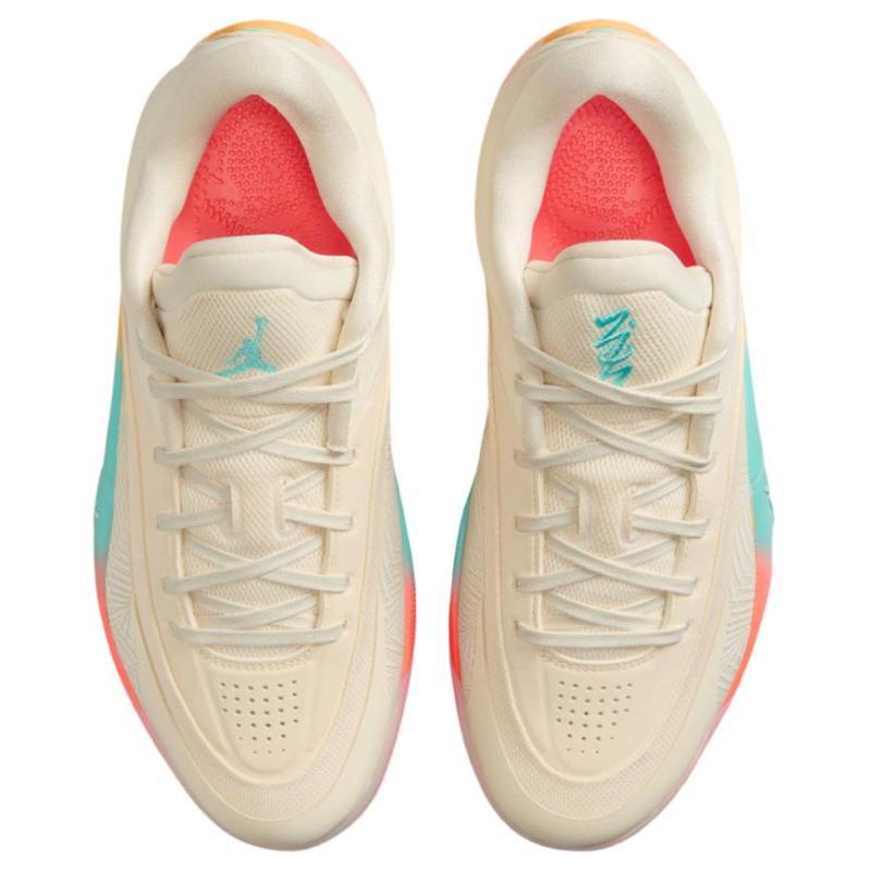 Jordan Баскетбольные кроссовки Zion 4 с низким верхом, устойчивые к скольжению и износу, мужские, бежевые Jordan FD0591-102