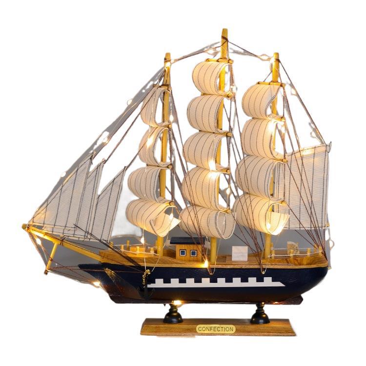 Орнамент Парусная лодка - Модель для украшения дома или офиса