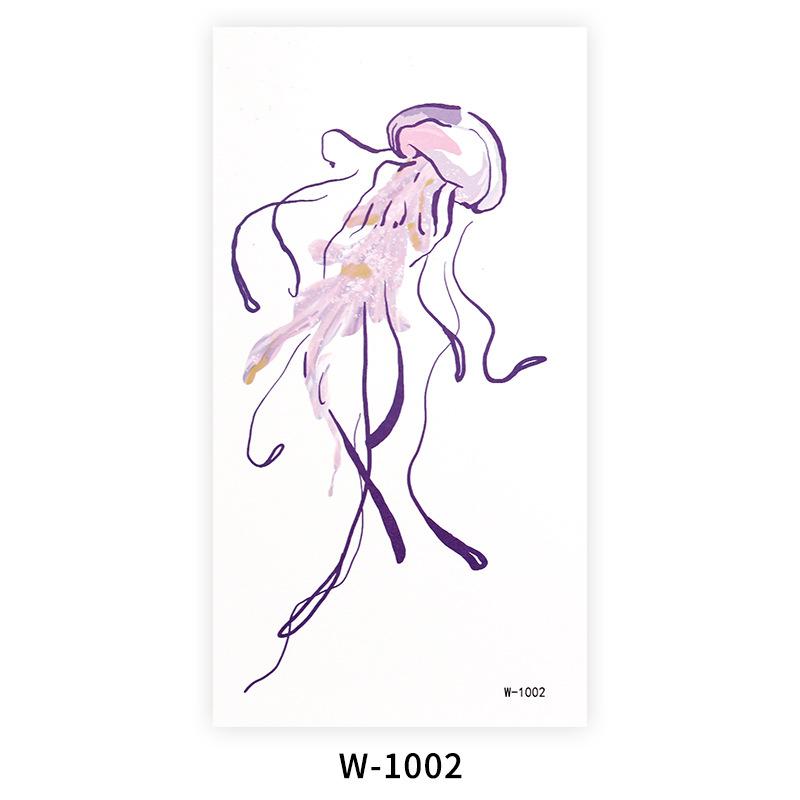 Мультяшная тату-наклейка Водонепроницаемая наклейка-тату с бабочкой Милая маленькая свежая временная татуировка Тату