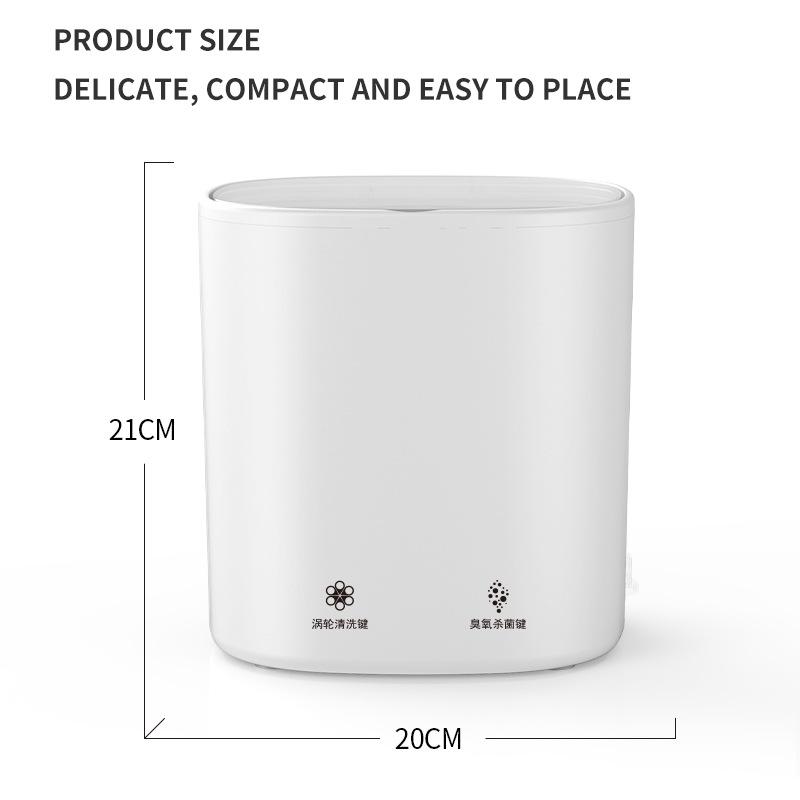 Ultrasonic Ozone Mini Laundry Bucket Portable Washing Machine Underwear Baby Clothes Cleaning