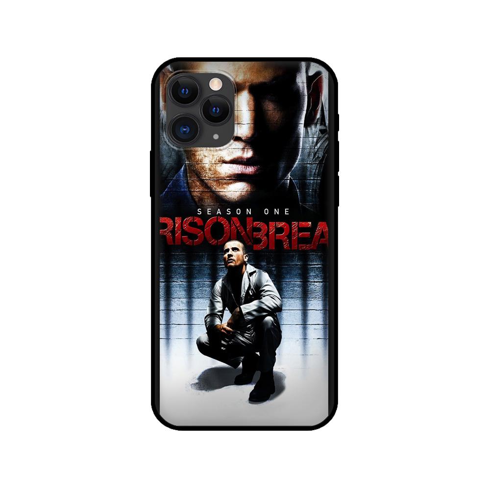 Черный чехол из ТПУ для iPhone 5 5S SE 2020 6 6S 7 8 Plus X 10 XR XS 11 12 mini pro MAX задняя крышка чехол Prison Break