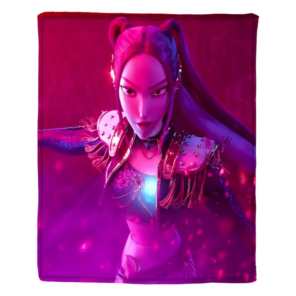 Flannel Digital Printed Blanket Conditioning Blanket Sofa Blanket Girl Gift