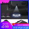 For Jeep Car Door HD Welcome Light Wireless Projector Induction Lamp For Jeep Renegade Wrangler Compass Grand Cherokee Gladia
