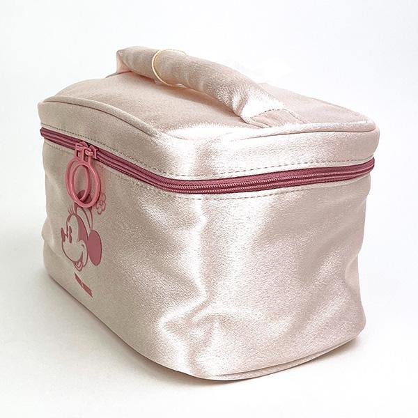 Disney Minnie Shine Bunny Pouch Pink Makeup Pouch Cosmetics Travel Disney