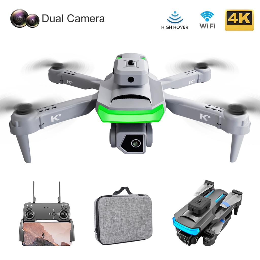 Дрон с дистанционным управлением и камерой Daul, 4K, четырехстороннее предотвращение препятствий, оптическое позиционирование потока, FPV