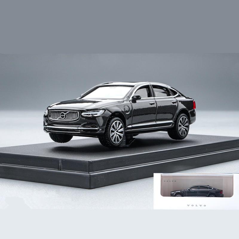 1:64 Модели автомобилей Volvo XC40 XC60 XC90 C40 S90 V90 из сплава, литые металлические игрушечные машинки, миниатюрная модель автомобиля, подарок для детей