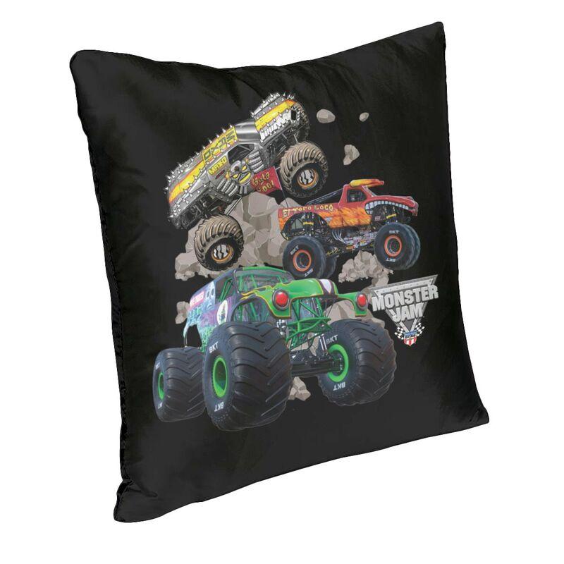 Чехол на подушку Монстр-трак Monster Jam 45x45 Декор 3D-печать Наволочка для дивана Автомобиля Двусторонний