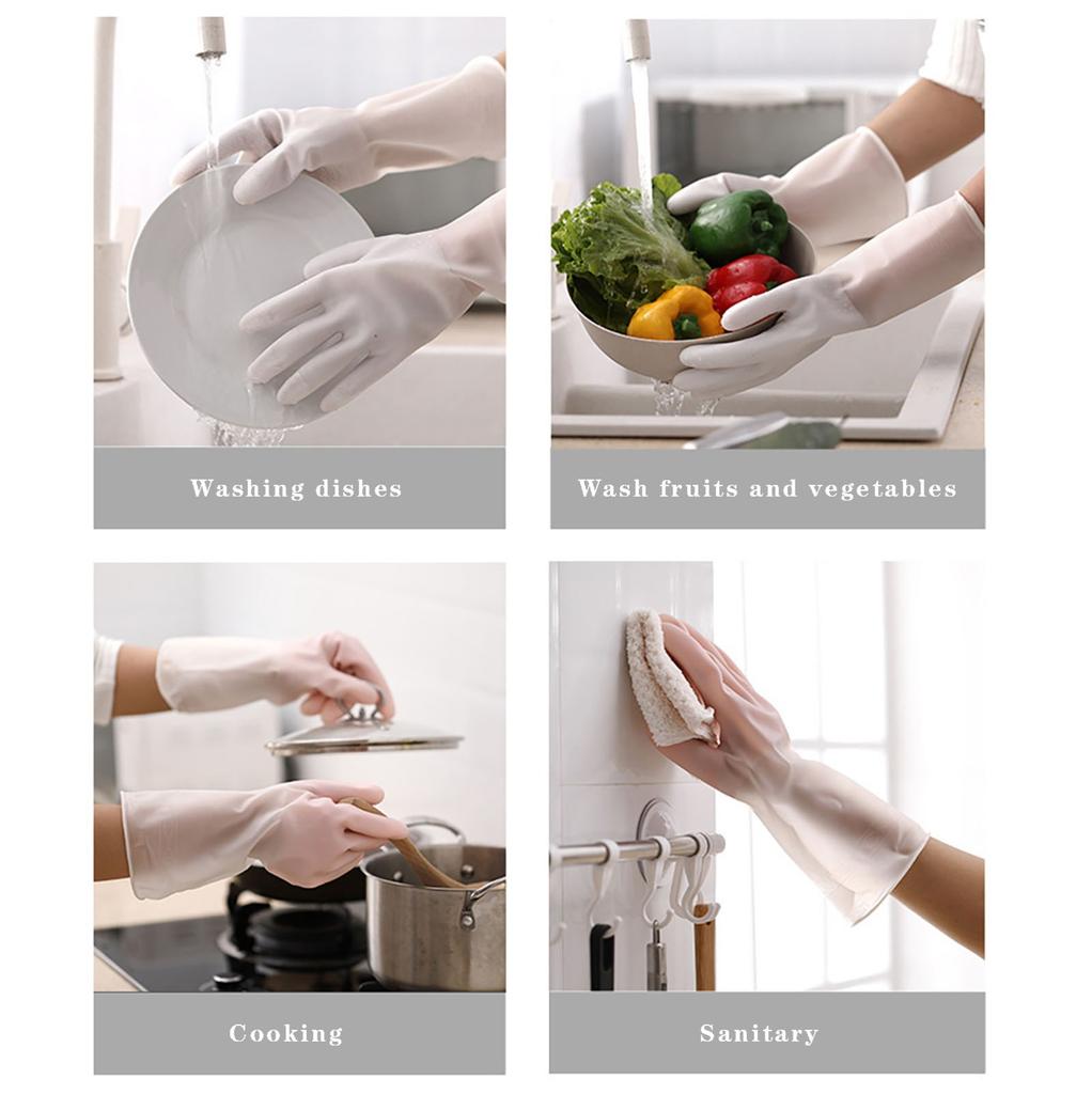 Перчатки для мытья посуды Кухонные перчатки Резиновые перчатки Инструменты для мытья посуды Бытовые перчатки
