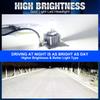 2 шт. 80000 лм Светодиодные лампы для фар D3S 300 Вт D1S D2S D4S D1R D2R D3R D4R Turbo LED CSP Двойная медная трубка Освещение для фар BMW Benz Volvo 6000K Белый