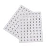 12 Sheets Craft Self Adhesive Classification Sticky Distinguish Number Stickers Package Label Tags