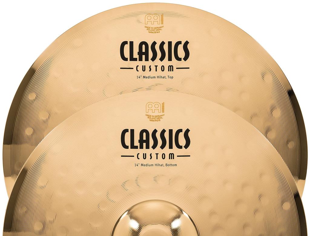 MEINL Classics Custom Series Cymbals Medium Hihat Pair Hi-Hat 14" CC14MH-B []