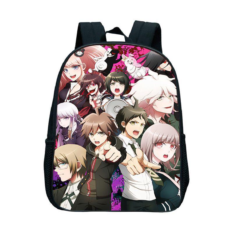 Рюкзак с аниме-принтом Danganronpa, водонепроницаемый, высокой вместимости, легкий, портативный, идеально подходит для школы и путешествий
