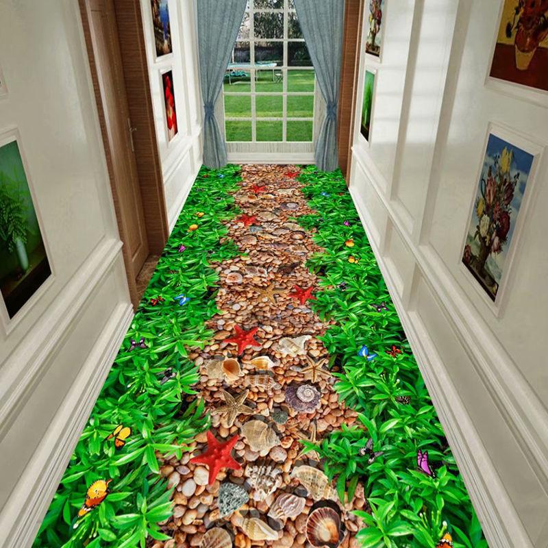 3D Коридорные ковры для прихожей, гостиной, украшения дома, лобби отеля, длинный ковер, придверный коврик, коврик для лестничной площадки
