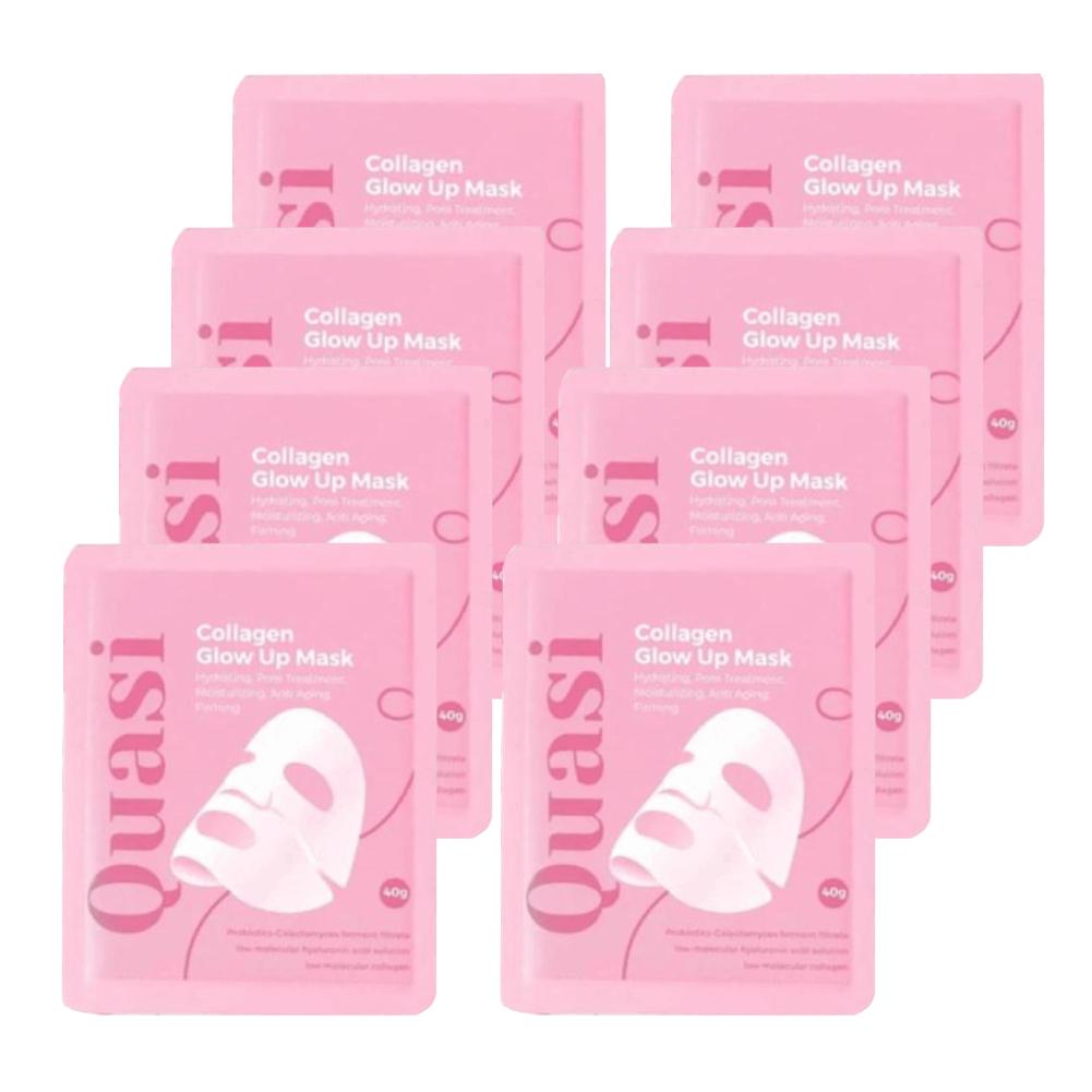 4/8/12PCS Collagen Overnight Mask, Quasi‑Biological Hydrating Mask, Anti‑Aging Brightening Pore Minimizing Face Care Mask