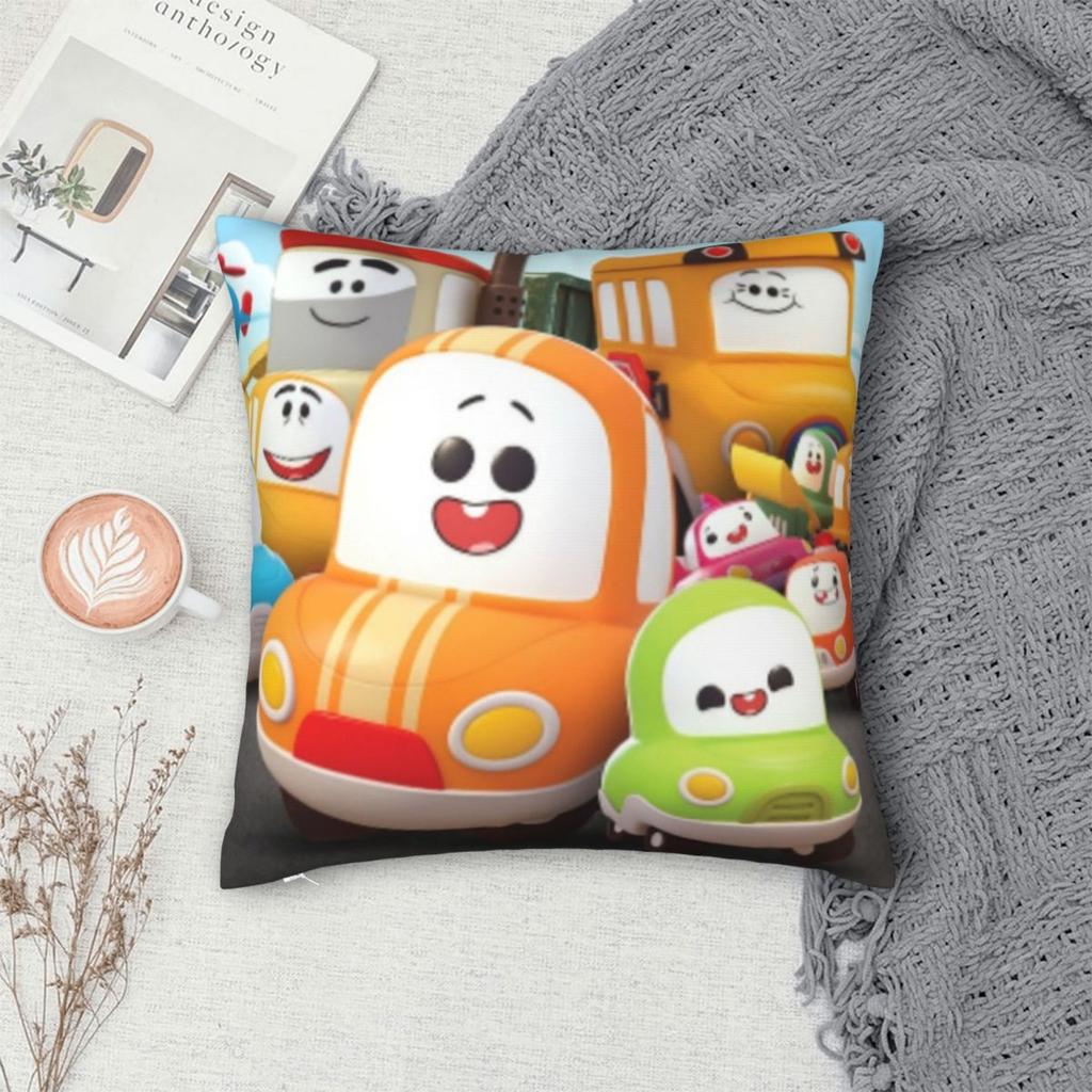 Go Go Cory Carson And Friends Pillowcase Polyester Linen Velvet Printed Zip Decorative Throw Pillow Case Home Cushion Cover