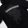 835 CHROME HEARTS Осень-Зима 2025 Новая Модель Большого Размера Классический Стиль Логотип Толстовка с Капюшоном на Молнии, Подходит для Парной Носки