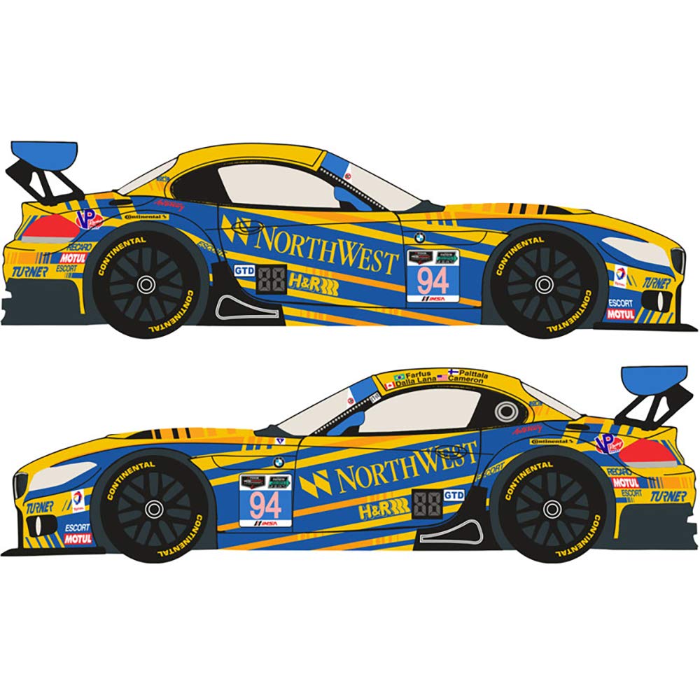 Наклейка BMW Z4 GT3 Car Daytona 24 Hours 2014 RDE24/006 1/24 No.94
