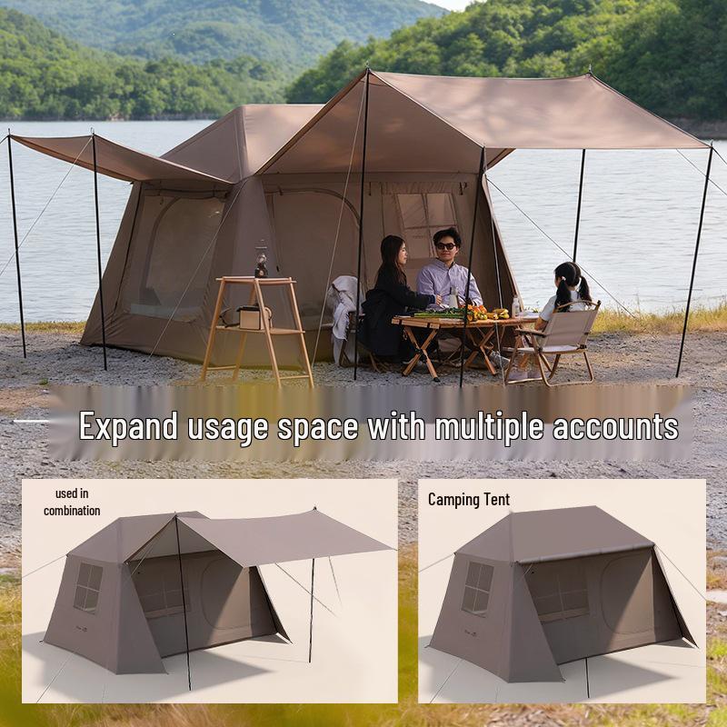 Shan Yue Automatic Inflatable Two-in-One Camping Tent and Awning