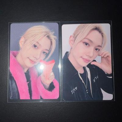 [Б/У] Фотокарточка Stray Kids Феликса, бонус DO IT withfans popup