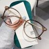 Материал Оправа для очков Мужская Женская Блокировка синего света Женская оправа для очков Круглая форма Женские оправы для очков