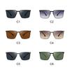 Men's sunglasses, fashionable metal square sunglasses for fishing while driving