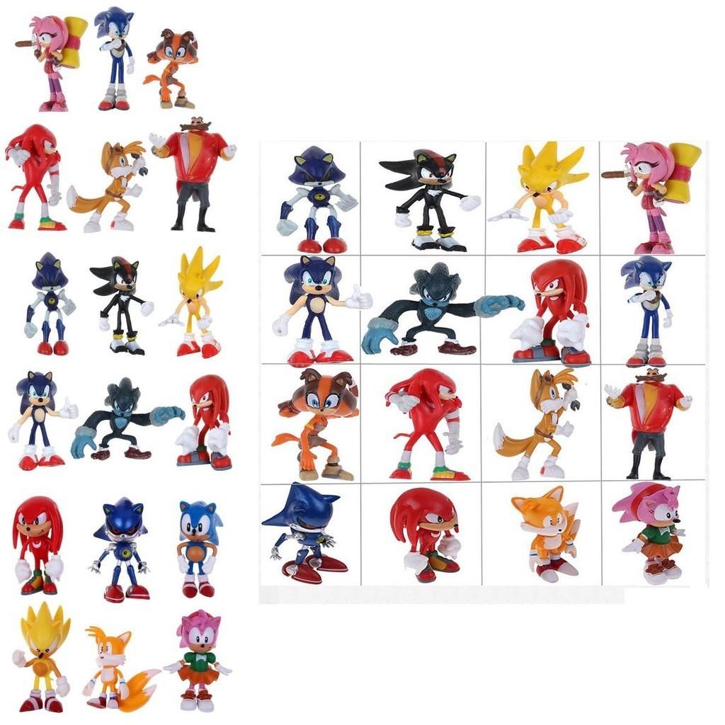 Премиальное качество Милый Соник Еж Игровые фигурки Набор игрушек для детей и взрослых