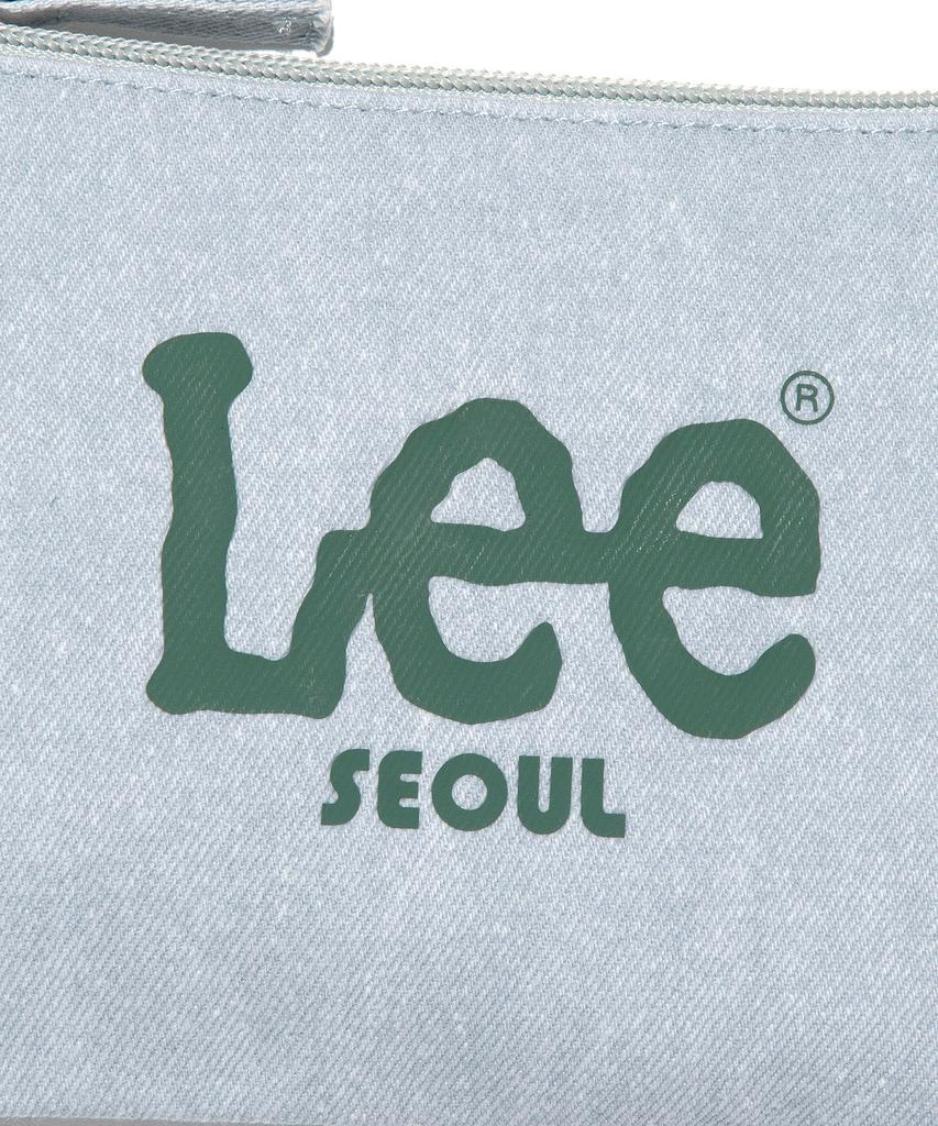 Lee Seoul Большой логотип Twitch Сумка-косметичка Индиго Светлый