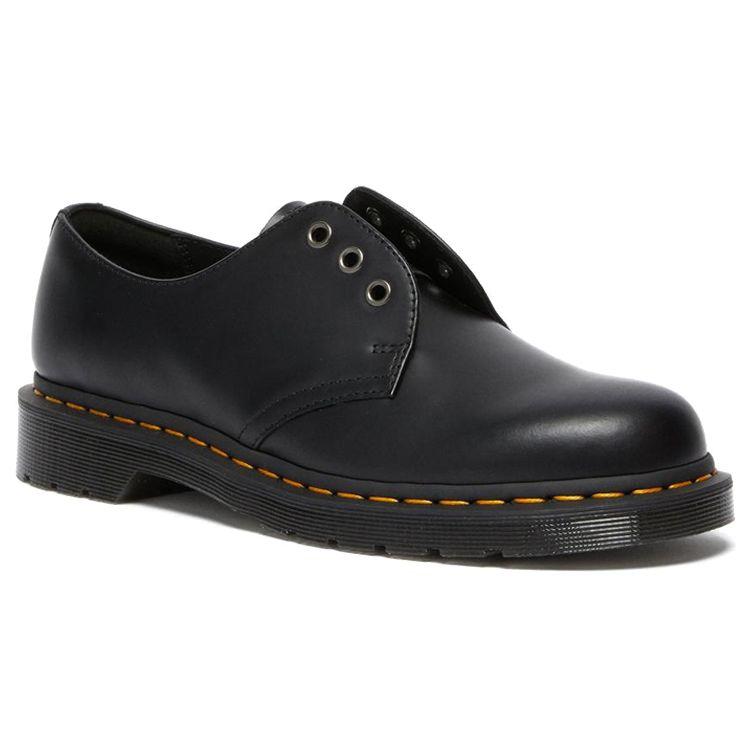 Dr. Martens 1461 Elastic Smooth Vintage Mid-Heel Shoes Unisex Shoes Black 26733001