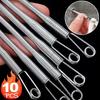 1/10Pcs Rope Threading Tool Bendable Spring Drawstring Threader Clip Drawstring Thread Multi Functional DIY Sewing Accessories