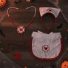 Ruffle Fringe Edge Nurse Costume Accessories Red Cross with Heart Nurse Headband  Halloween Party