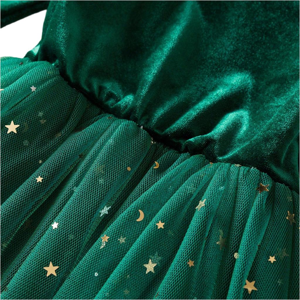 Girls' Tulle Dress - Gradient Princess Party Gown