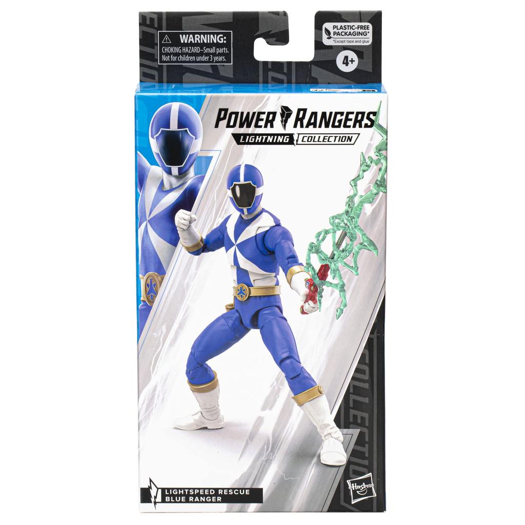 Power Rangers Lightning Collection Lightspeed Rescue Синий Рейнджер 6-дюймовая Премиальная Коллекционная Фигурка Игрушка с Аксессуарами, для Возраста от 4 лет