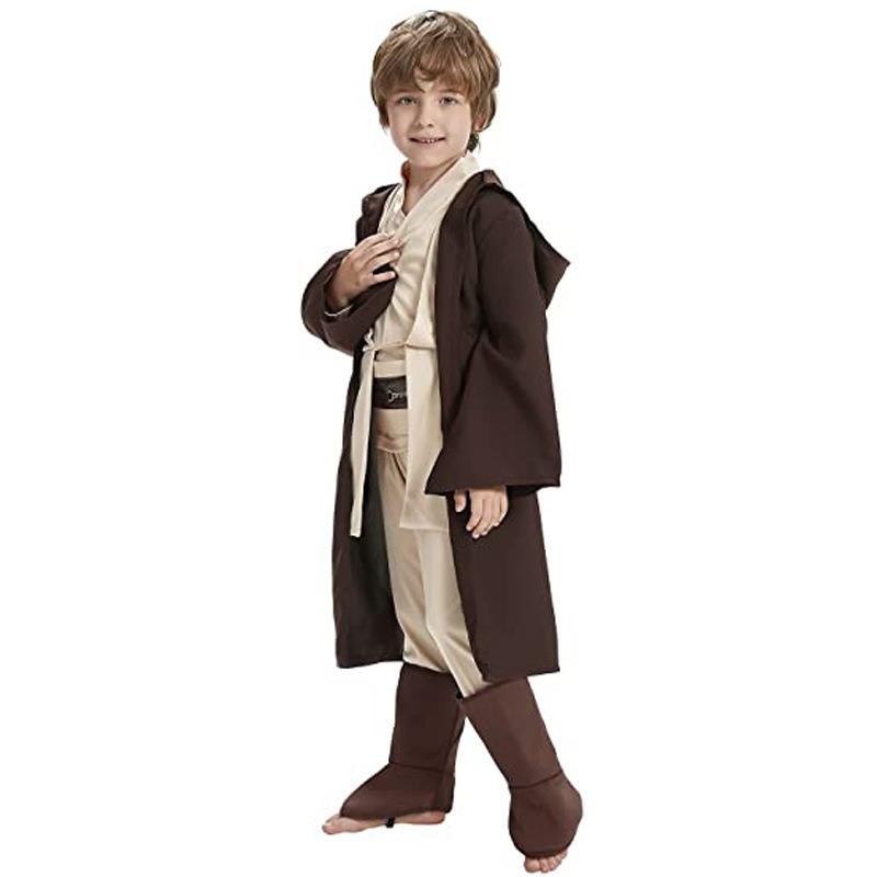 Hot-selling Halloween Costumes for Children Jedi Knight Star Wars Classic Characters for Children