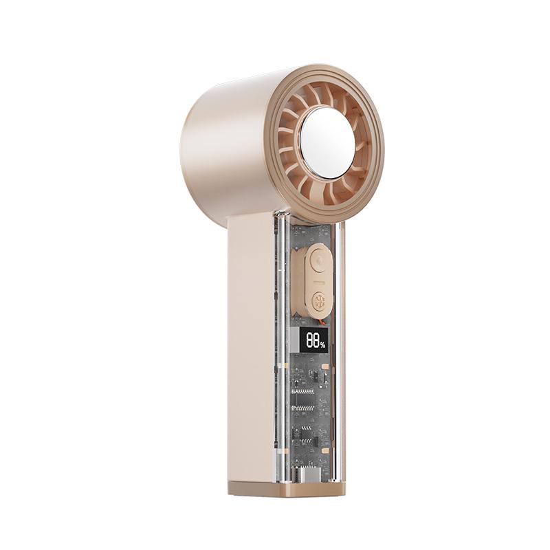 2026 Handheld Mini Fan with Semiconductor Cooling, Three Speeds, 20,000mAh Battery, Desktop Use